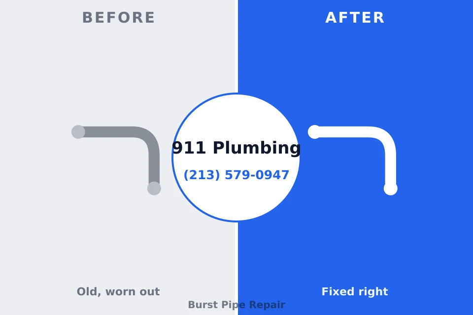 Before and after: plumbing company Bixby, OK